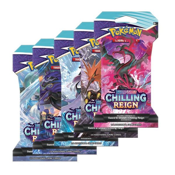 1 Pokemon Chilling Reign Sleeved Booster (englisch)